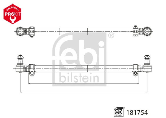 Barre de connexion FEBI BILSTEIN 181754