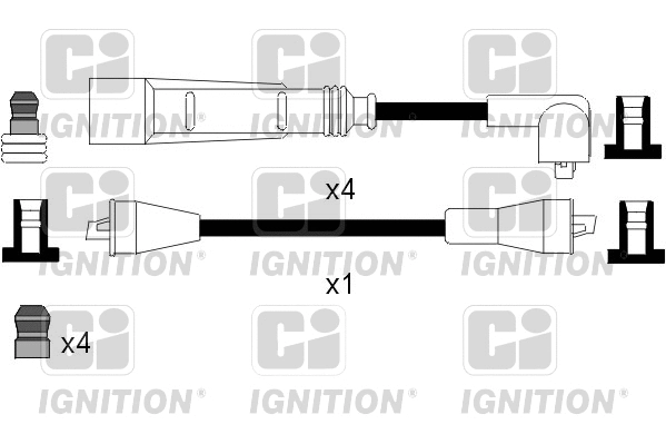 Kit de câbles d'allumage QUINTON HAZELL XC932
