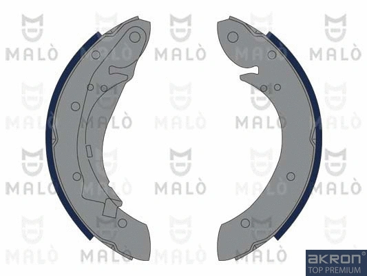 Jeu de mâchoires de frein AKRON-MALÒ 1390241