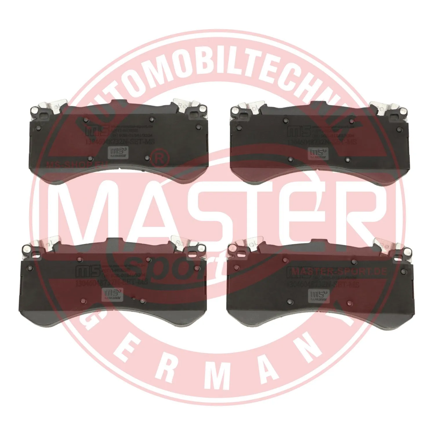 Kit de plaquettes de frein, frein à disque MASTER-SPORT GERMANY 13046048732N-SET-MS