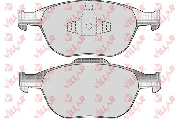 Kit de plaquettes de frein, frein à disque VILLAR 626.0913