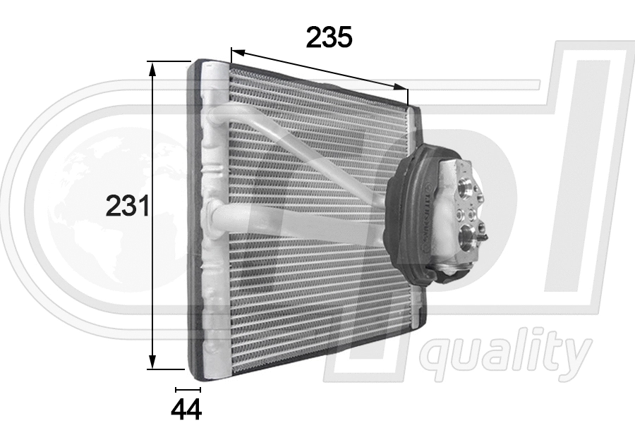 Évaporateur climatisation RPL QUALITY APEVVW5011