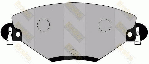 Kit de plaquettes de frein, frein à disque Brake ENGINEERING PA1292