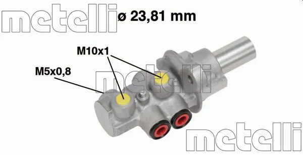 Maître-cylindre de frein METELLI 05-0683