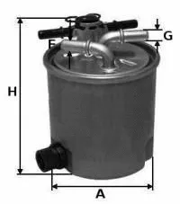 Filtre à carburant UNIFLUX FILTERS XN433