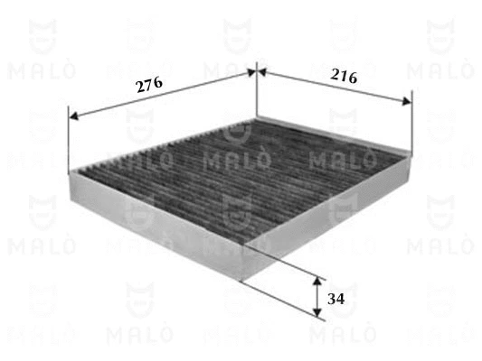Filtre, air de l'habitacle AKRON-MALÒ 1530992