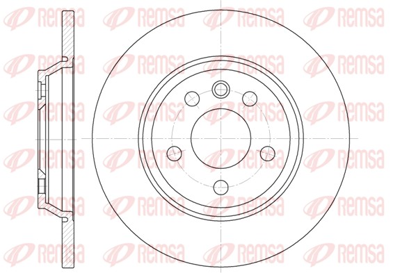 Disque de frein REMSA 6659.00