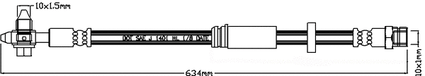 Flexible de frein JURATEK JBH1144