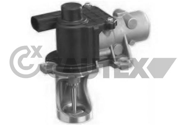 Vanne EGR, commande des gaz d'échappement CAUTEX 757640