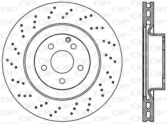 Disque de frein OPEN PARTS BDR2420.25