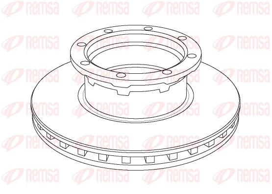 Disque de frein REMSA NCA1056.20