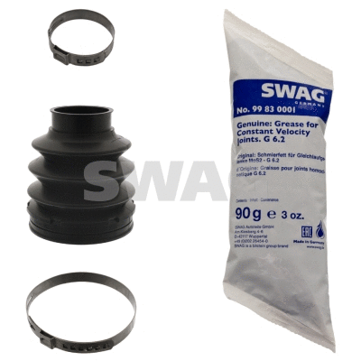 Jeu de joints-soufflets, arbre de commande SWAG 10 94 9889