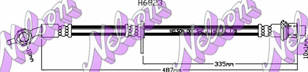Flexible de frein KAWE H6823