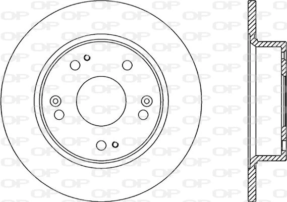Disque de frein OPEN PARTS BDR2185.10