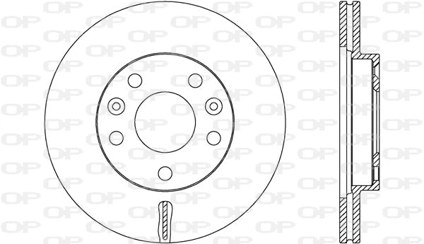 Disque de frein OPEN PARTS BDA2656.20