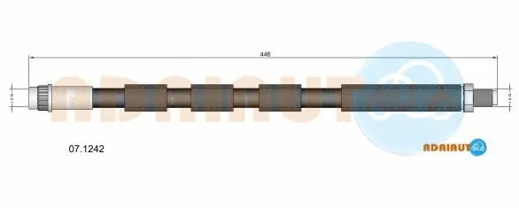 Flexible de frein ADRIAUTO 07.1242