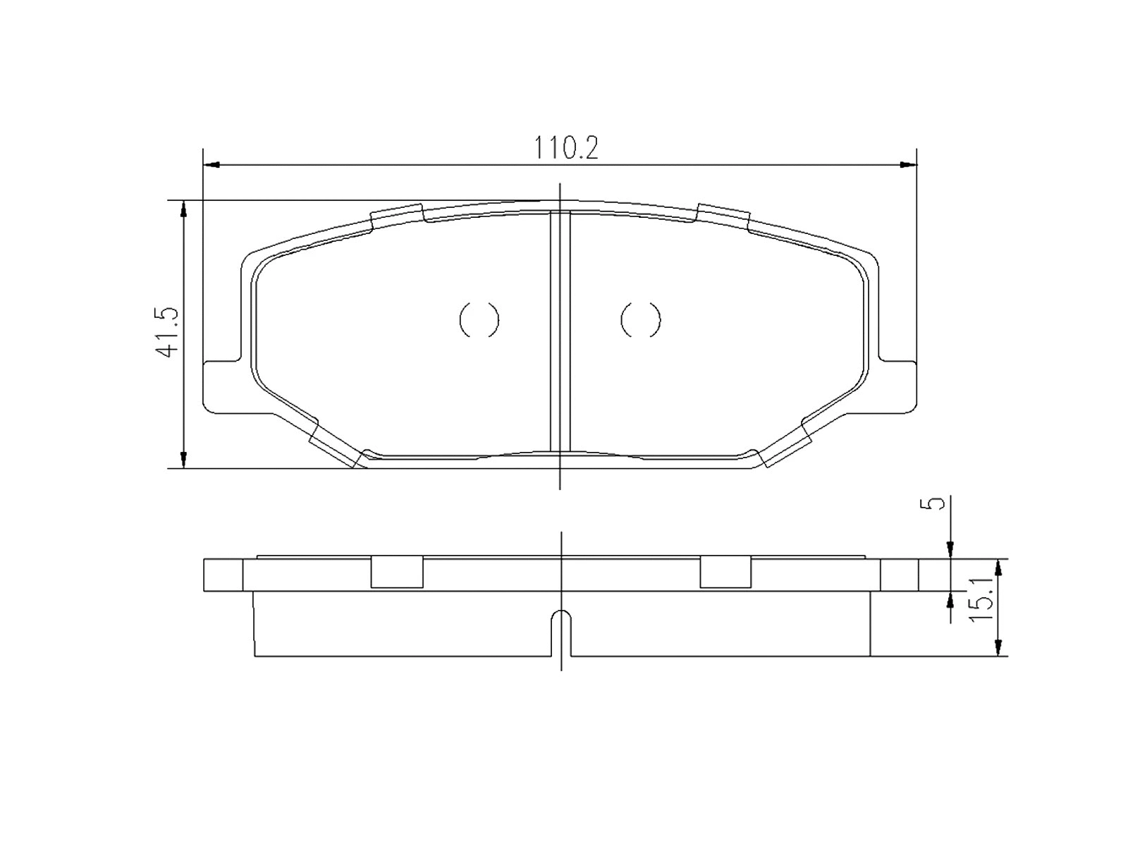 Kit de plaquettes de frein, frein à disque A.Z. Meisterteile AZMT-44-022-1288