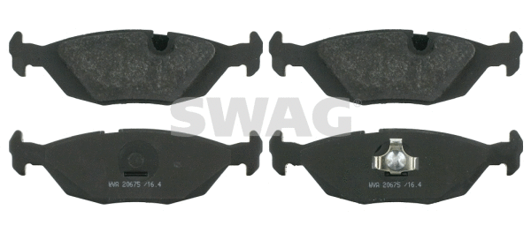Kit de plaquettes de frein, frein à disque SWAG 20 91 6141