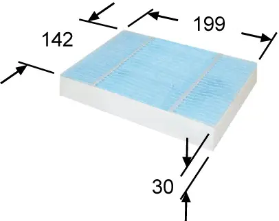Filtre, air de l'habitacle JS ASAKASHI AC0162