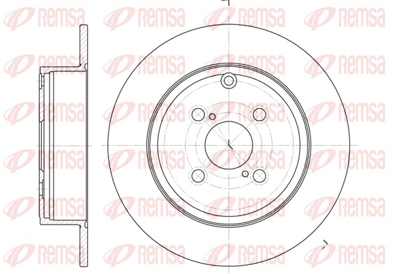 Disque de frein REMSA 6705.00
