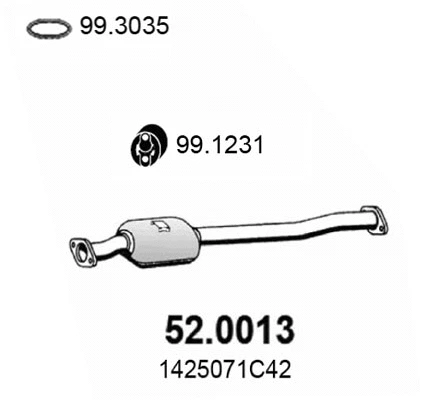 Catalyseur ASSO 52.0013