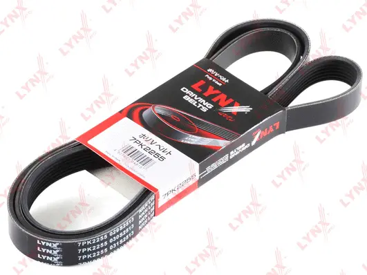 Courroie trapézoïdale à nervures LYNXAUTO 7PK2255