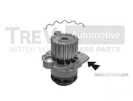 Pompe à eau, refroidissement du moteur TREVI AUTOMOTIVE TP979