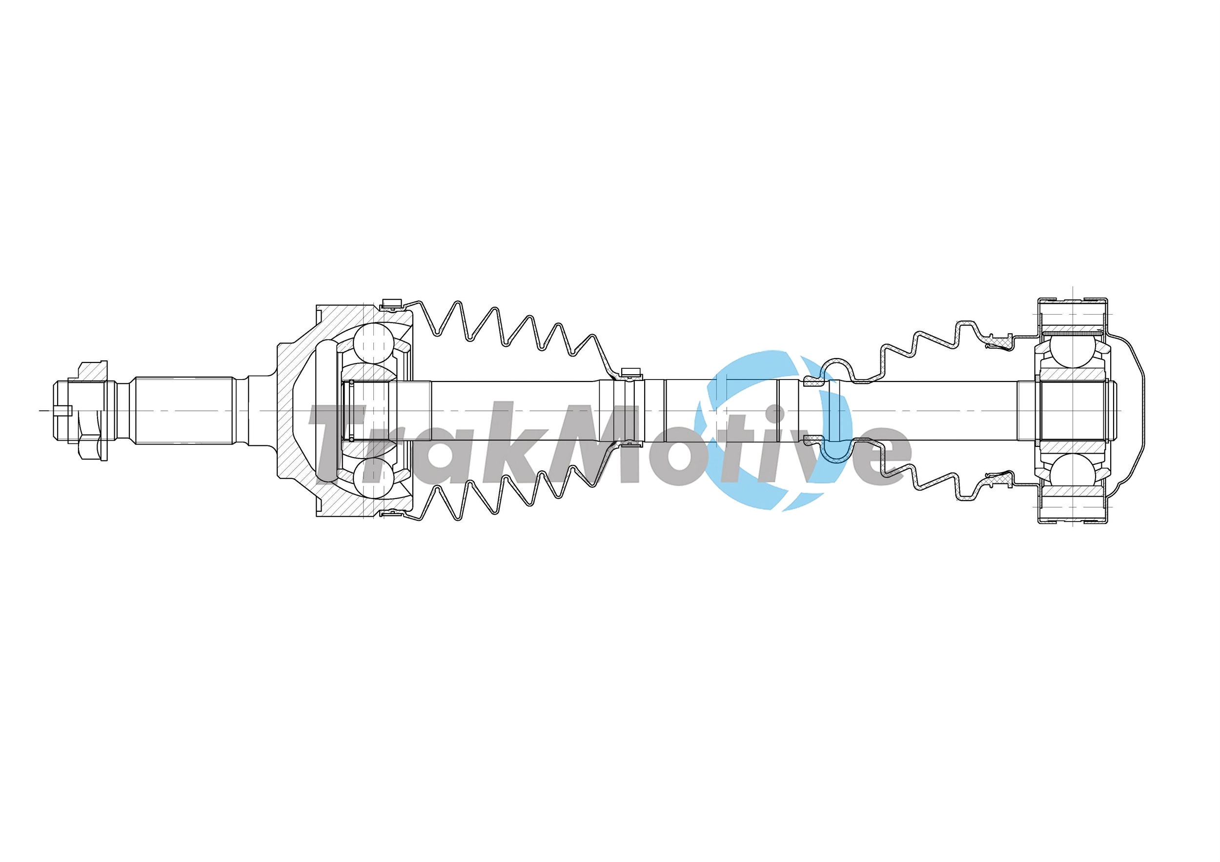 Arbre de transmission TrakMotive 30-2059
