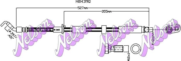Flexible de frein KAWE H8439Q