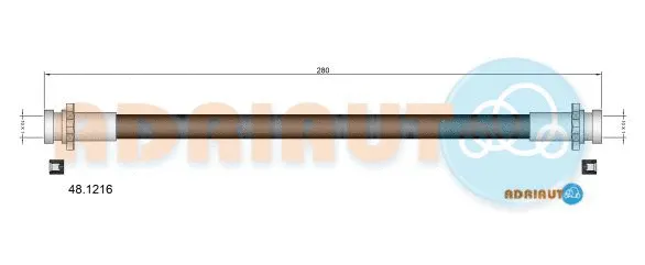 Flexible de frein ADRIAUTO 48.1216