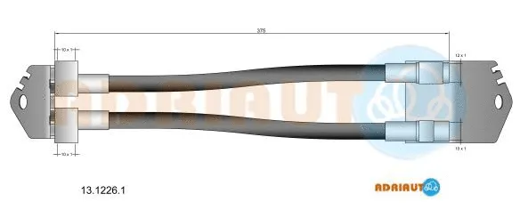 Flexible de frein ADRIAUTO 13.1226.1