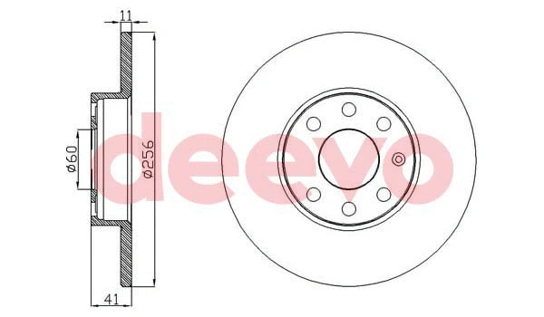Disque de frein DEEVO BD33800