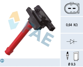Bobine d'allumage FAE 80441