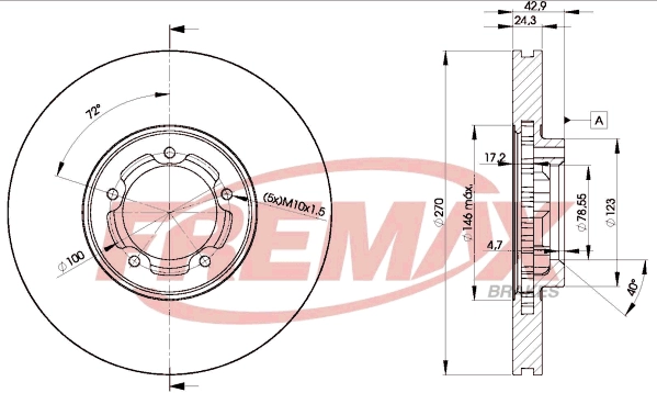 Disque de frein FREMAX BD-5611