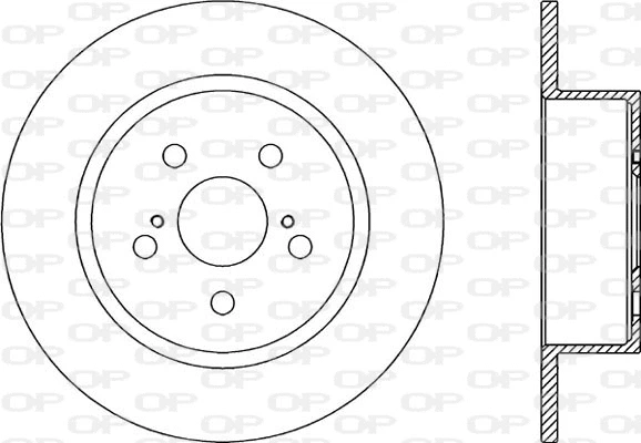 Disque de frein OPEN PARTS BDR2042.10