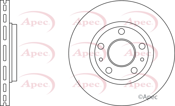 Disque de frein APEC DSK2676