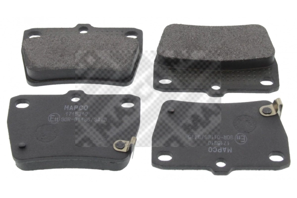 Kit de plaquettes de frein, frein à disque MAPCO 6603