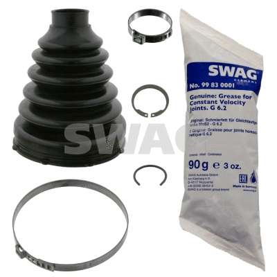 Jeu de joints-soufflets, arbre de commande SWAG 20 92 4031