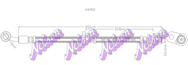 Flexible de frein KAWE H4901
