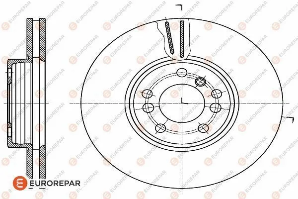 Disque de frein EUROREPAR 1622814880