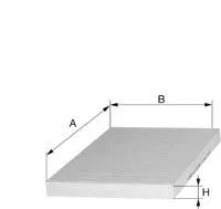 Filtre, air de l'habitacle UNIFLUX FILTERS XCK348