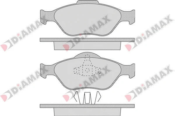 Kit de plaquettes de frein, frein à disque DIAMAX N09239