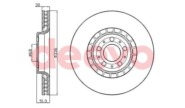 Disque de frein DEEVO BD15480