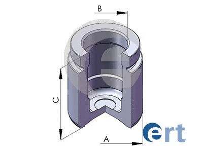 Piston, étrier de frein ERT 150582-C