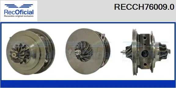 Groupe carter, turbocompresseur RECOFICIAL RECCH76009.0