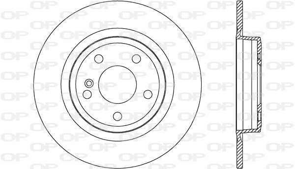 Disque de frein OPEN PARTS BDR2703.10