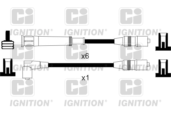 Kit de câbles d'allumage QUINTON HAZELL XC469
