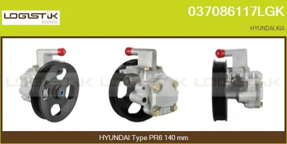 Pompe hydraulique, direction LGK 037086117LGK
