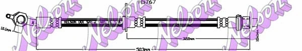 Flexible de frein KAWE H5767
