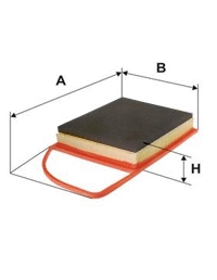 Filtre à air SAMPIYON FILTER CP 0041 F